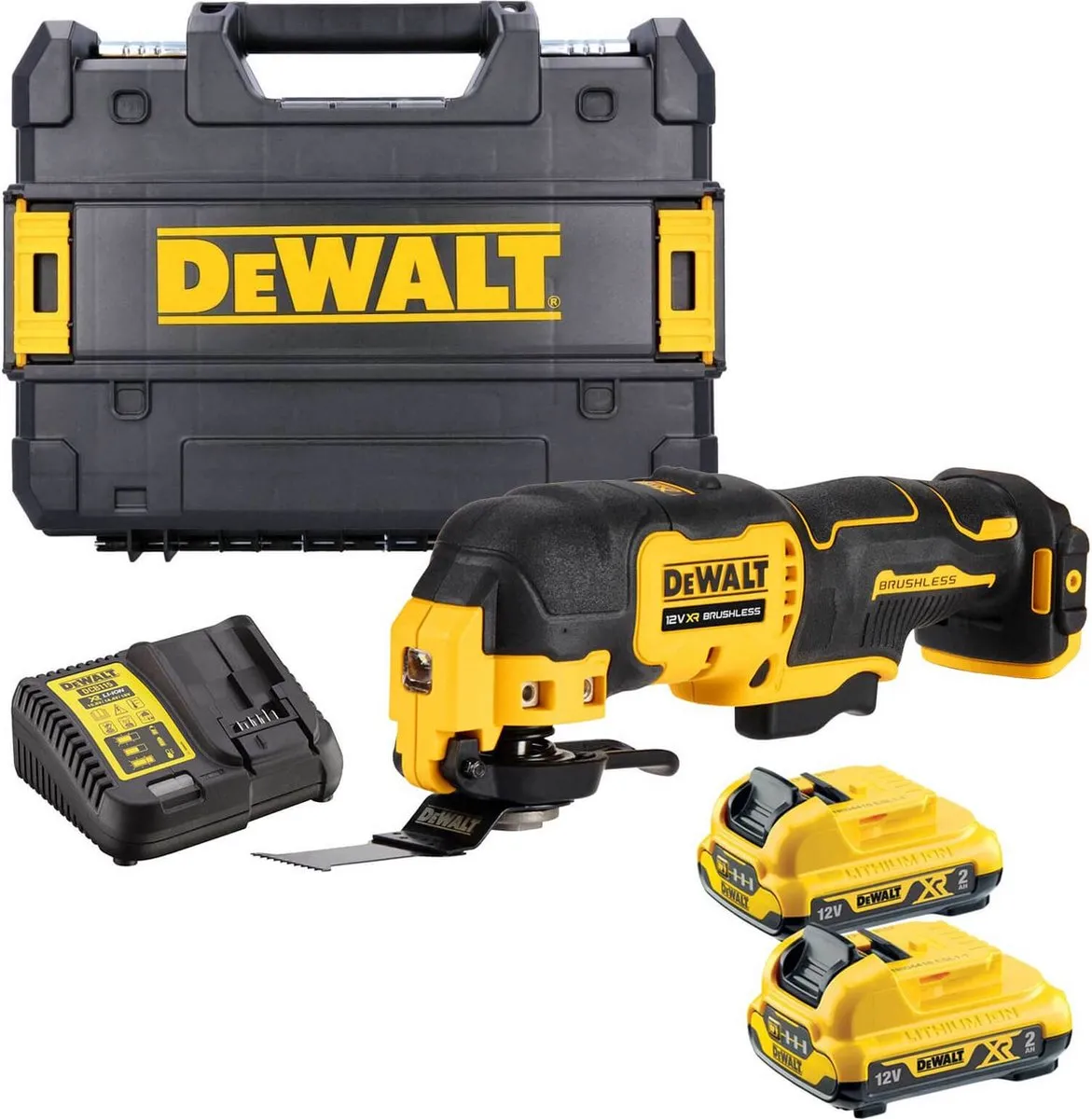 DeWalt DCS353D2 Accu Oscillerende Multitool 12V XR - 2x Accu - 35 Accessoires