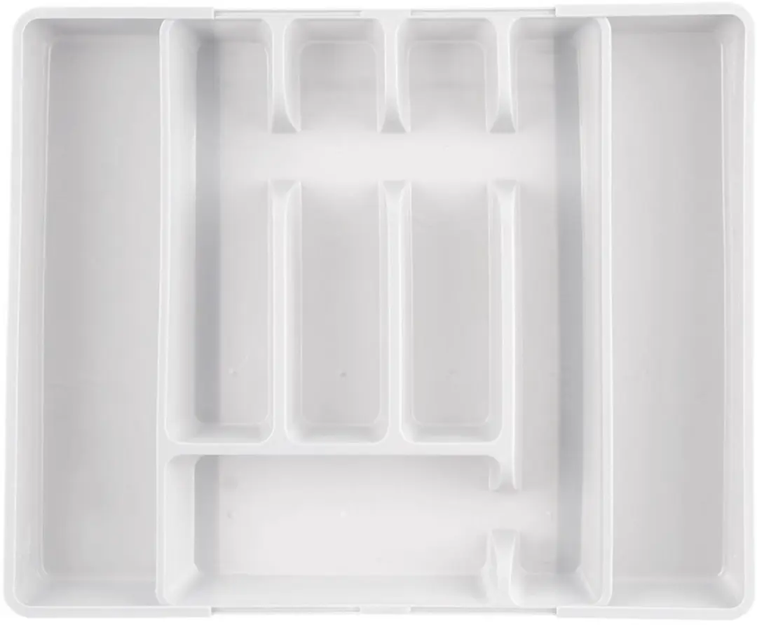 Orion Wkład voor bestek - Wit - Uitschuifbaar 36,5x27,5-44cm