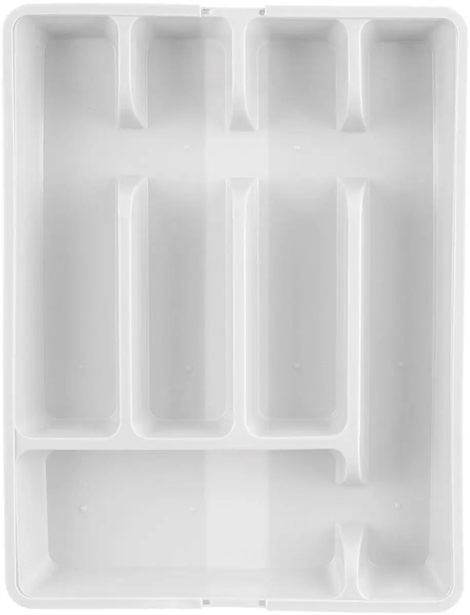 Orion Wkład voor bestek - Wit - Uitschuifbaar 36,5x27,5-44cm