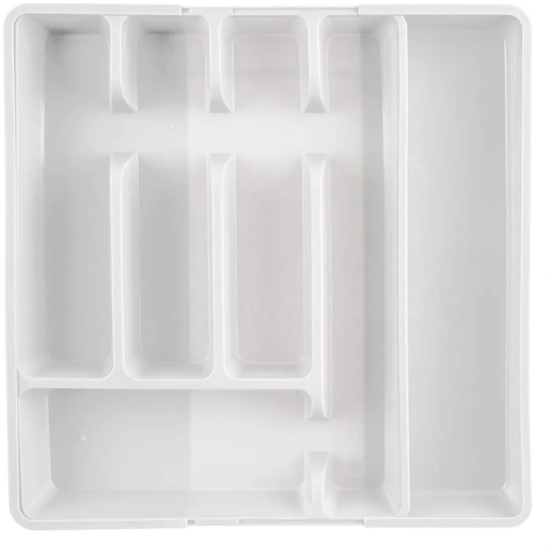 Orion Wkład voor bestek - Wit - Uitschuifbaar 36,5x27,5-44cm