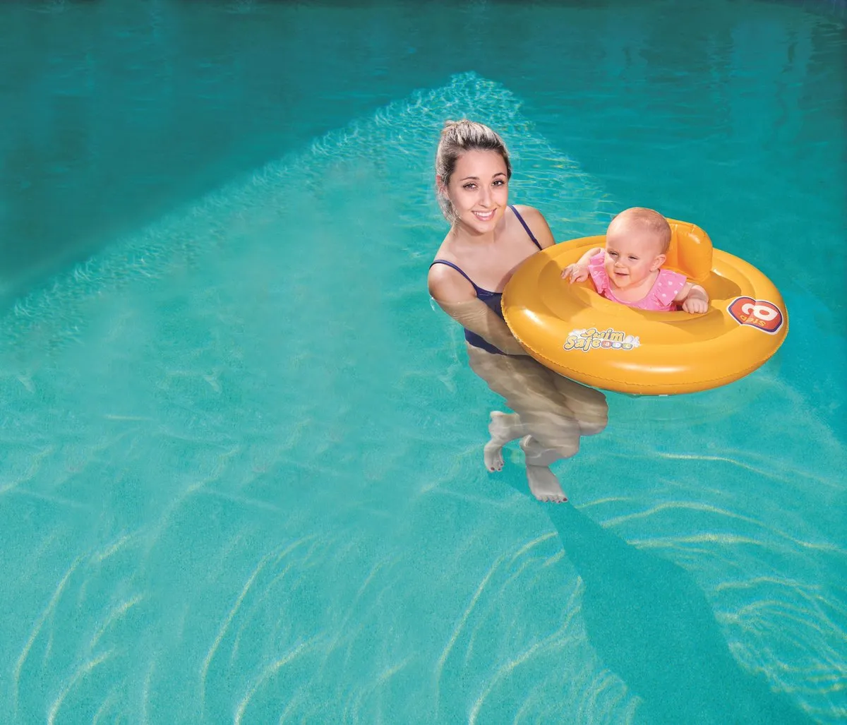 Bestway Zwemring Babysitter 69cm - Geel