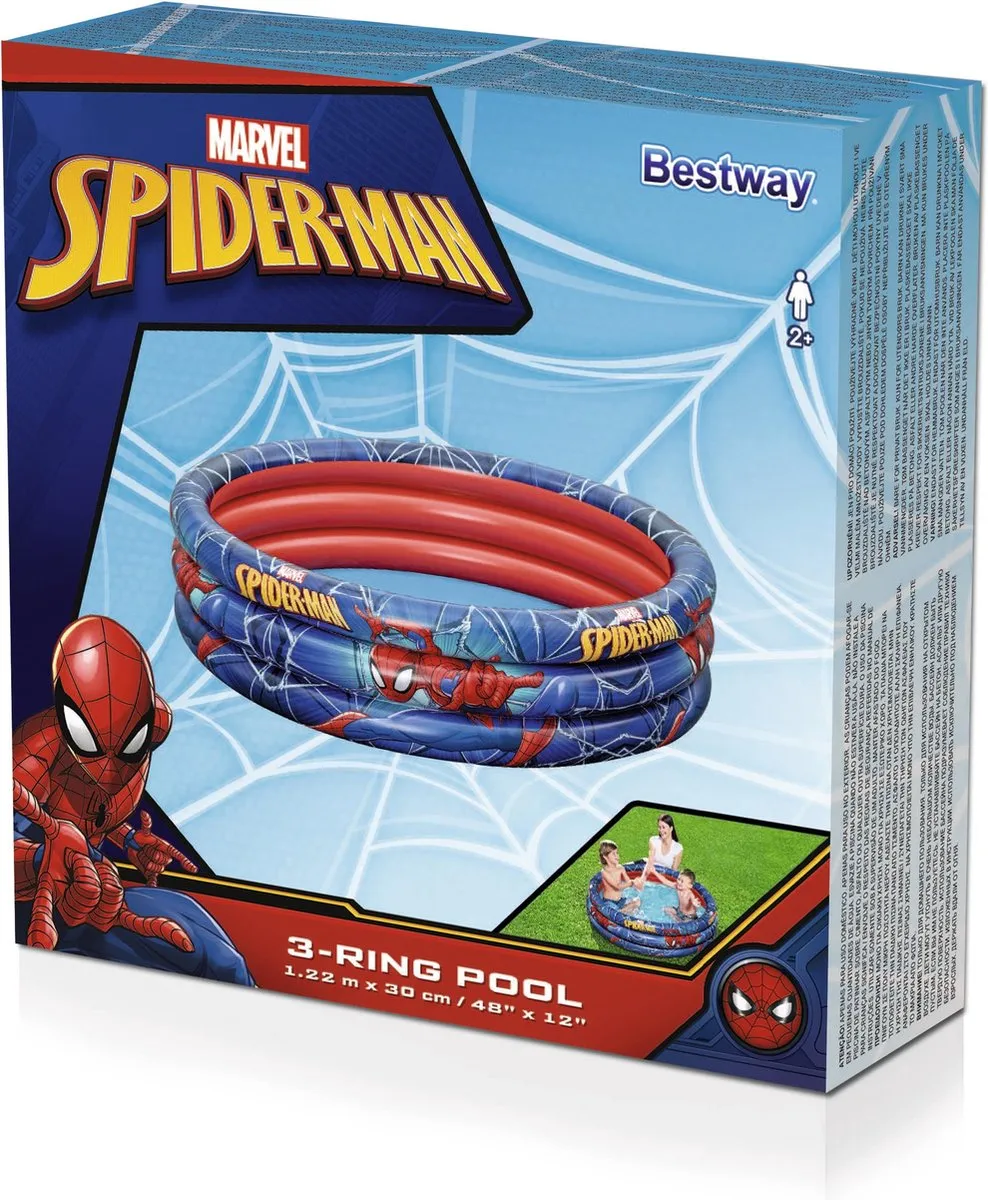 Bestway Marvel Spider-Man Kinderzwembad 122cm - 200L