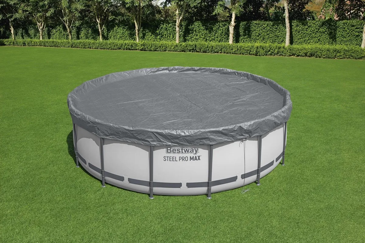 Bestway Premium Zwembadafdekking 427cm - Grijs