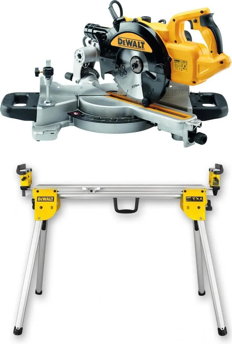DeWalt DWS774SET Afkortzaag met XPS - 1400W - 216mm