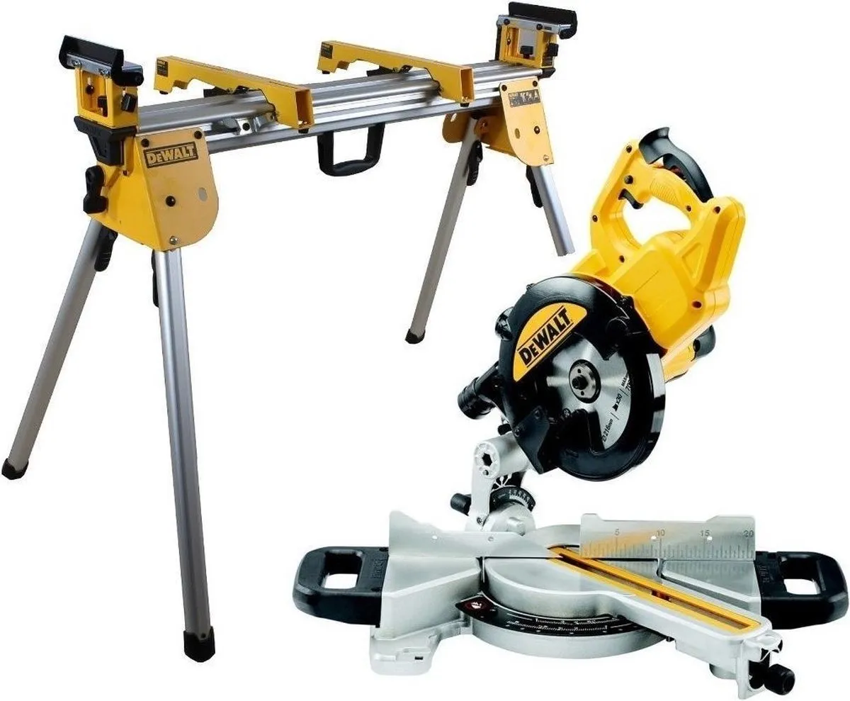 DeWalt DWS774SET Afkortzaag met XPS - 1400W - 216mm