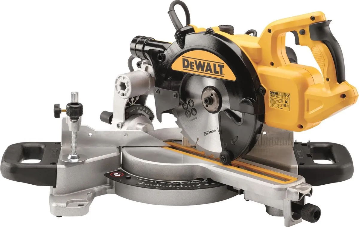 DeWalt DWS774SET Afkortzaag met XPS - 1400W - 216mm