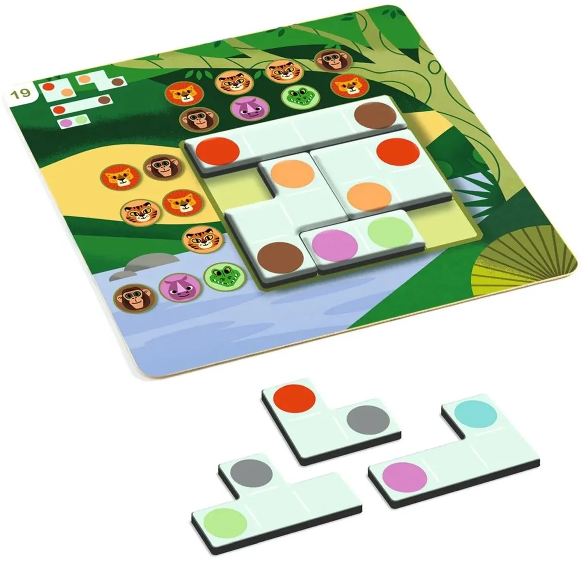 Djeco Wildanimo - Multicolor - 2-4 Spelers - afbeelding 2 van 3