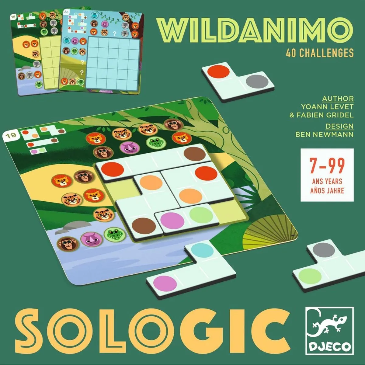Djeco Wildanimo - Multicolor - 2-4 Spelers - afbeelding 3 van 3