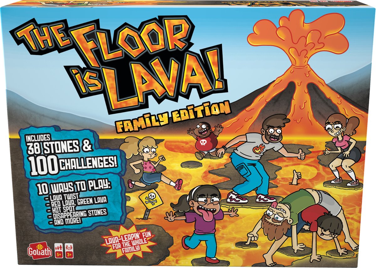 Goliath The Floor is Lava Family Edition - Actiespel - Geschikt voor de hele familie