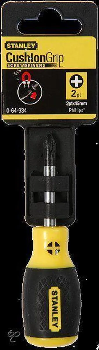Stanley Cushiongrip Schroevendraaier PH2 45mm