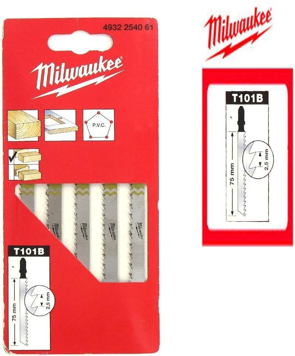 Milwaukee T 101 B HCS Decoupeerzaagblad
