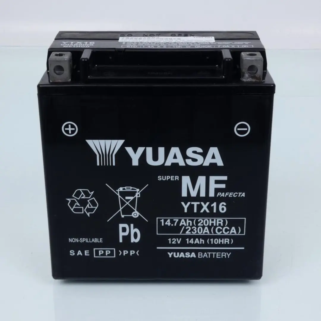 Yuasa YTX16-BS Accu 12V 14.7Ah - Kawasaki 1700 VN Classic Tourer ABS 2010-2014