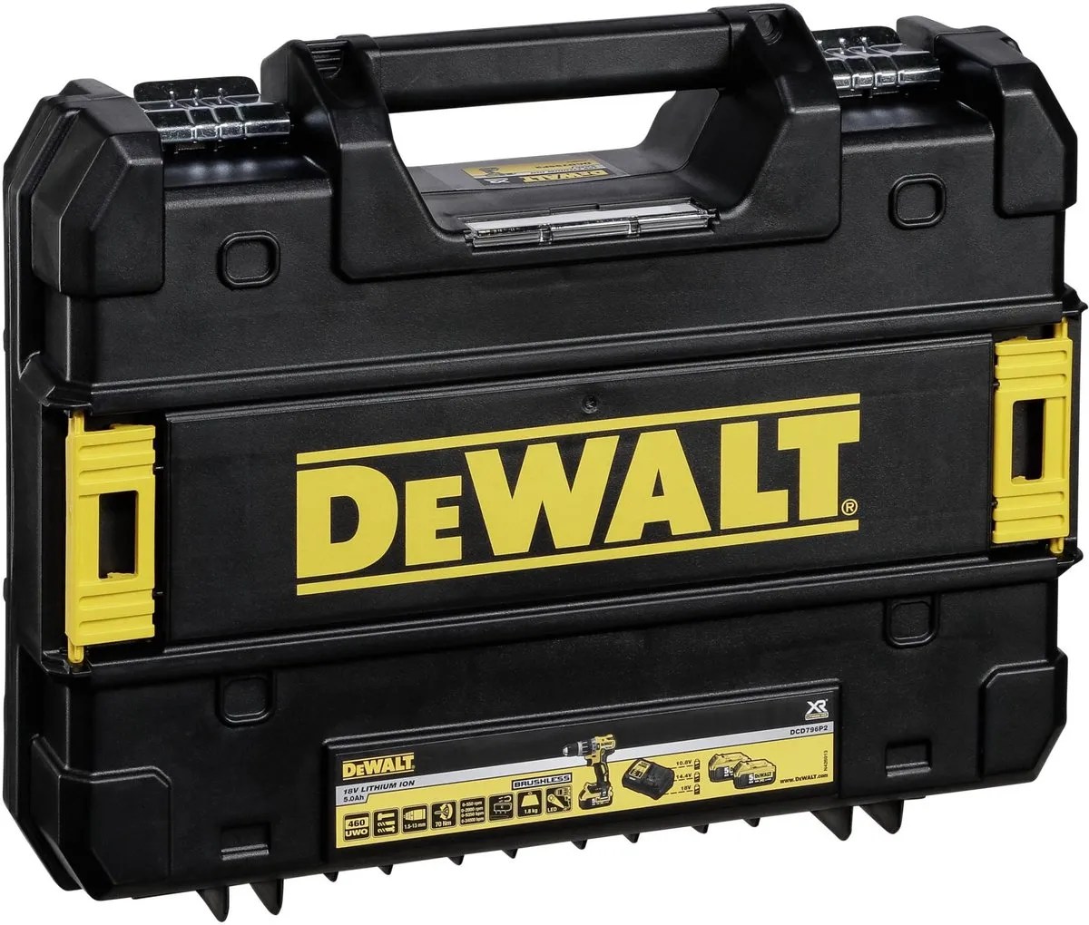 DeWalt DCD796P2 Klopboormachine 18V - 2x 5000mAh