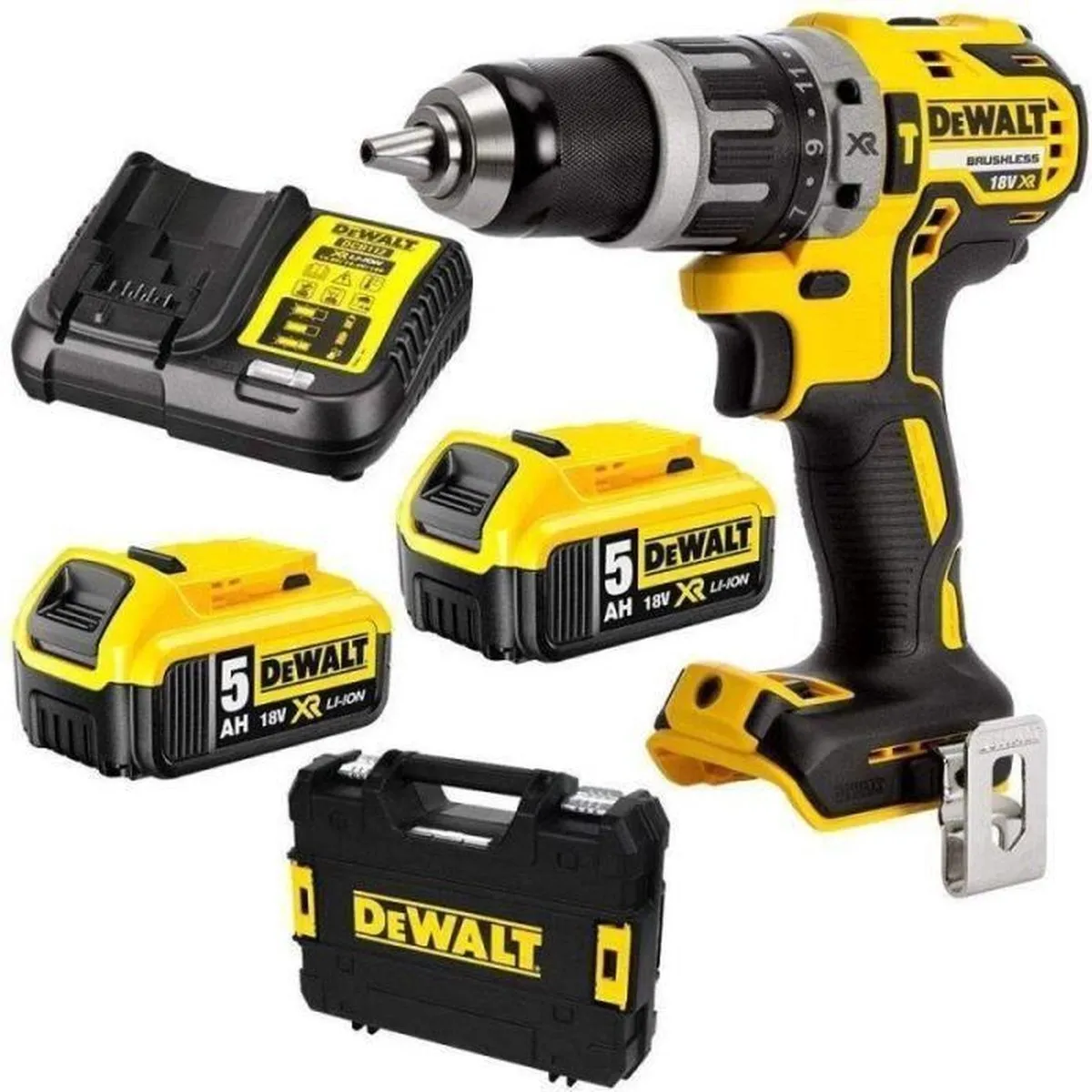 DeWalt DCD796P2 Klopboormachine 18V - 2x 5000mAh - afbeelding 6 van 6