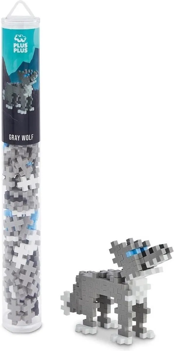 Plus-Plus Tube Wolf 100-delig Bouwset