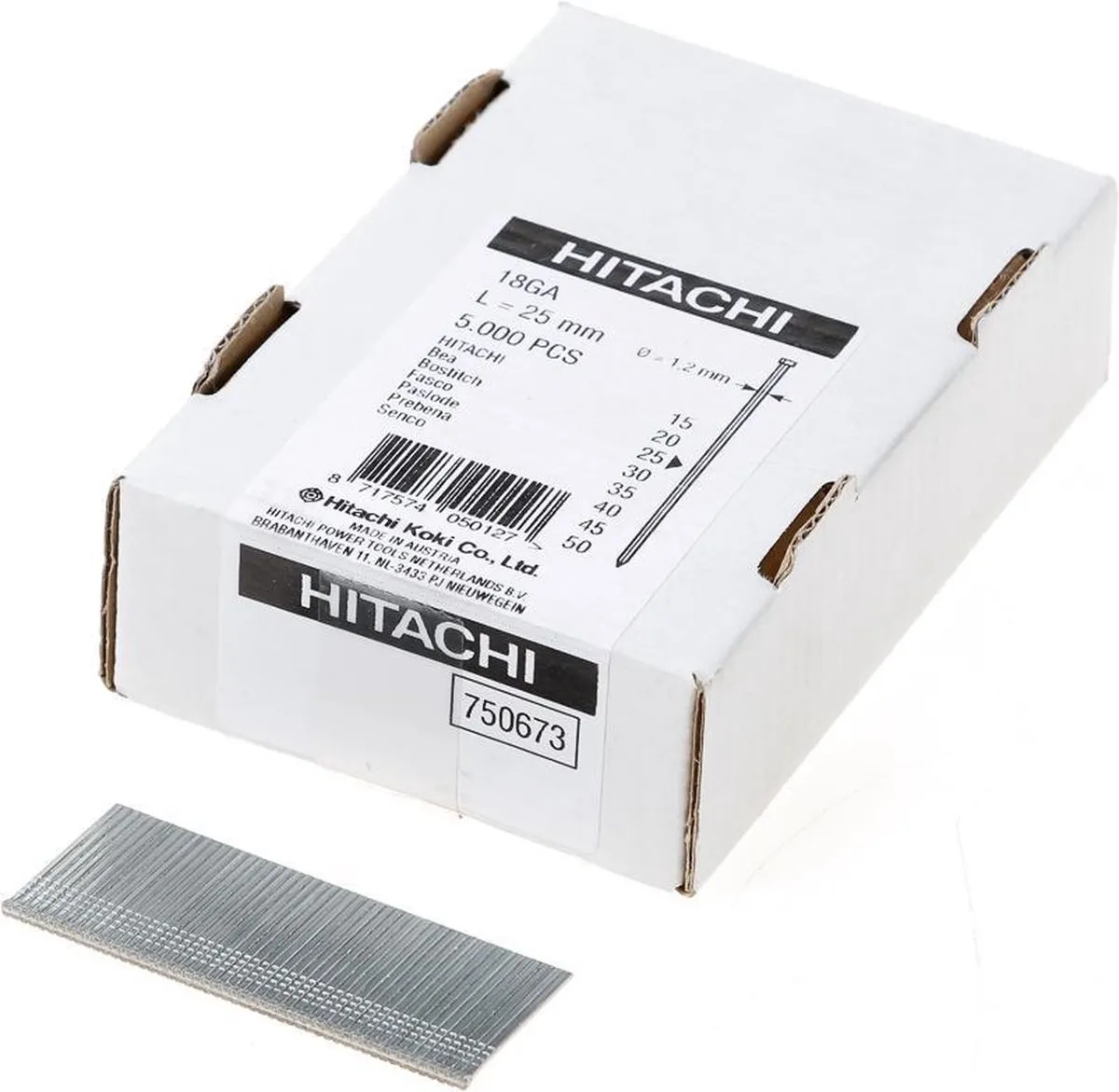 Hikoki 750673 Minibrads 5000 Stuks
