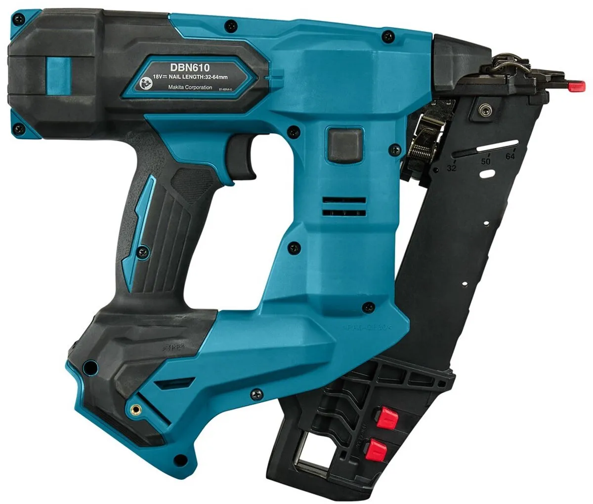 Makita DBN610ZJ Accu Afwerktacker 18V - Nagels - afbeelding 6 van 6