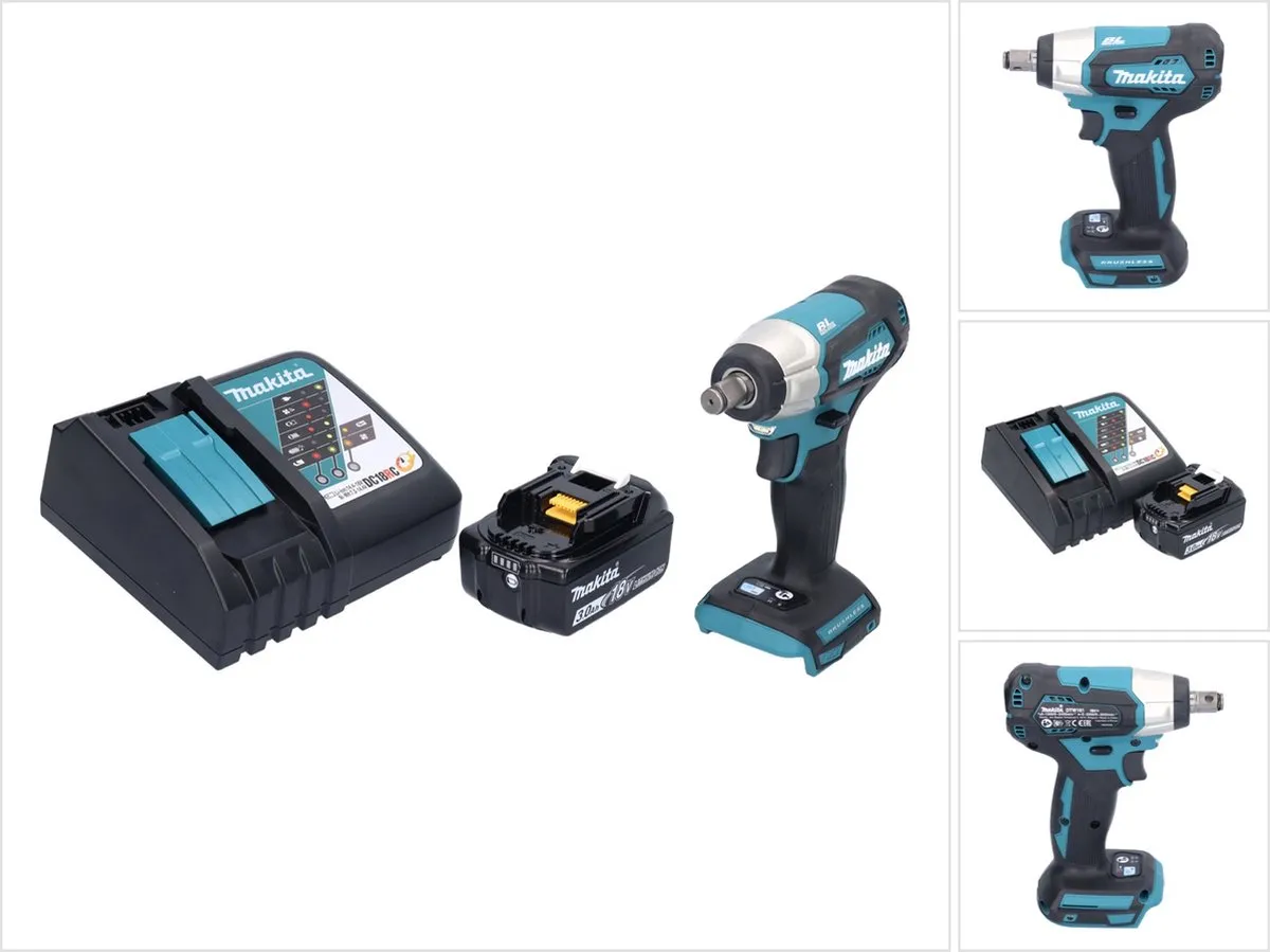 Makita DTW 181 RF Slagmoersleutel 18V 210Nm