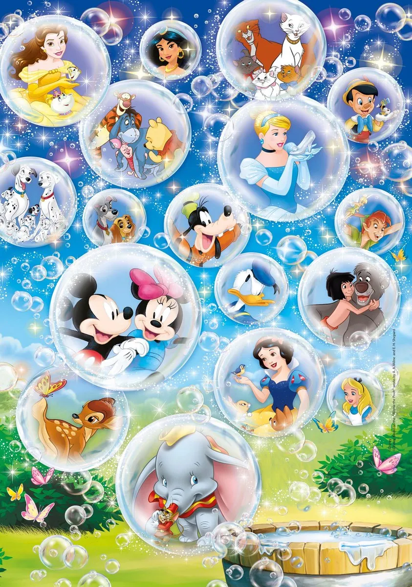 Clementoni Disney Superkleur Puzzels 60 Stuks - Multicolor