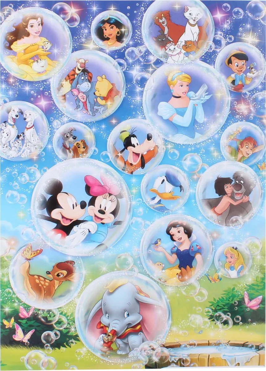 Clementoni Disney Superkleur Puzzels 60 Stuks - Multicolor