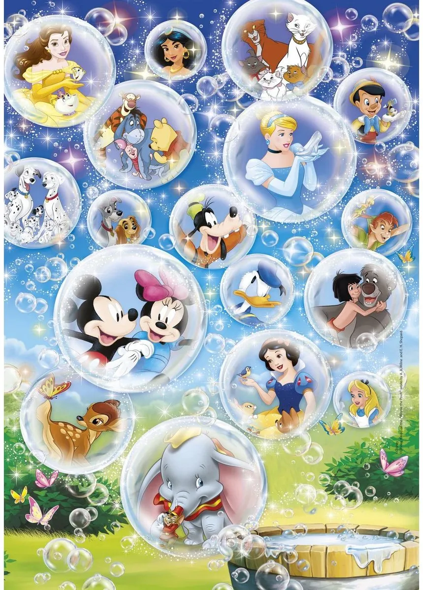 Clementoni Disney Superkleur Puzzels 60 Stuks - Multicolor