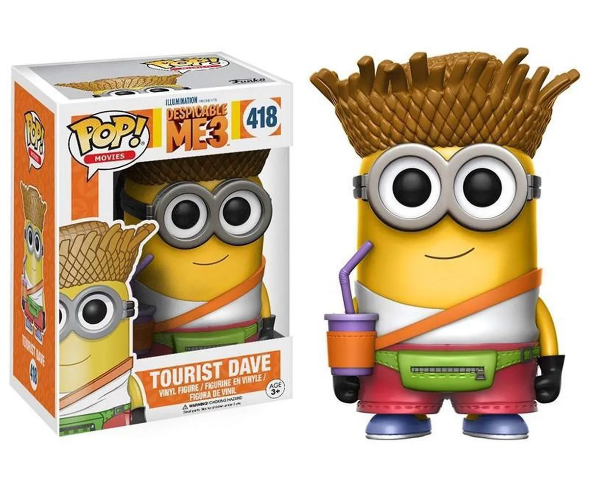 Funko Pop! Movies Despicable Me 3 Tourist Dave