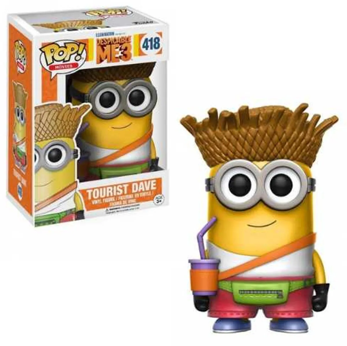 Funko Pop! Movies Despicable Me 3 Tourist Dave - Multi