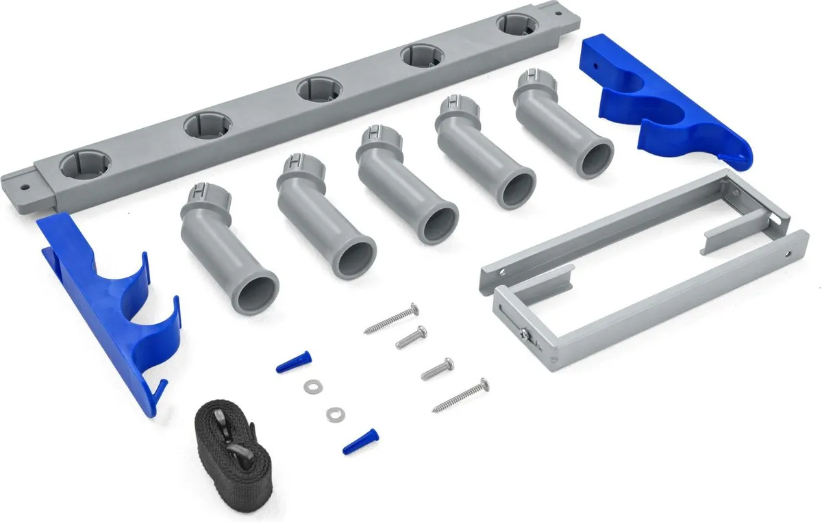 Bestway FlowClear 58674 Opbergrek Zwembadonderhoud - 7-delig - Grijs/Blauw