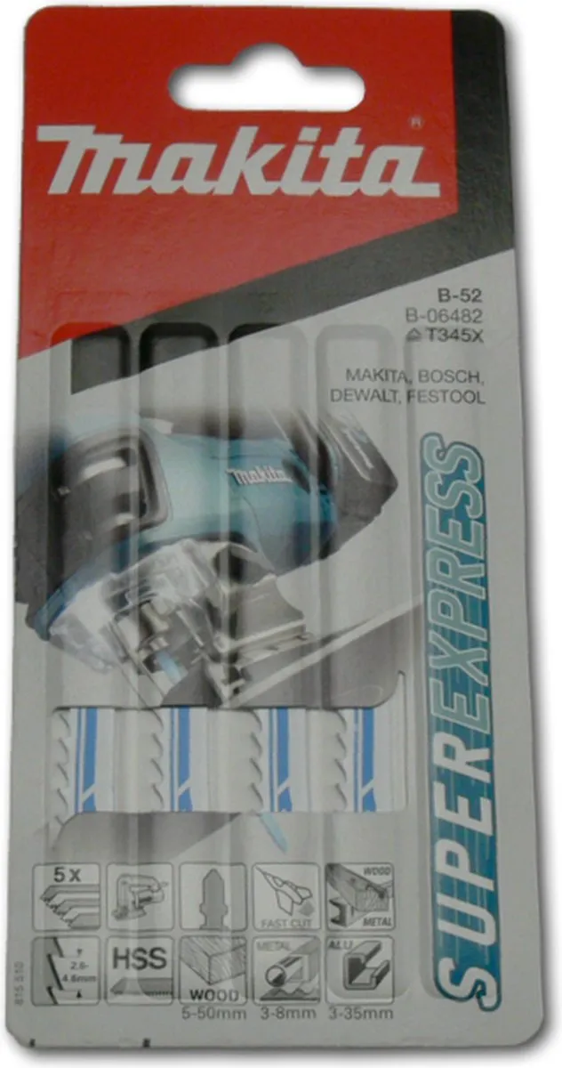 Makita TA345X Decoupeerzaagblad 77mm - 5 Stuks