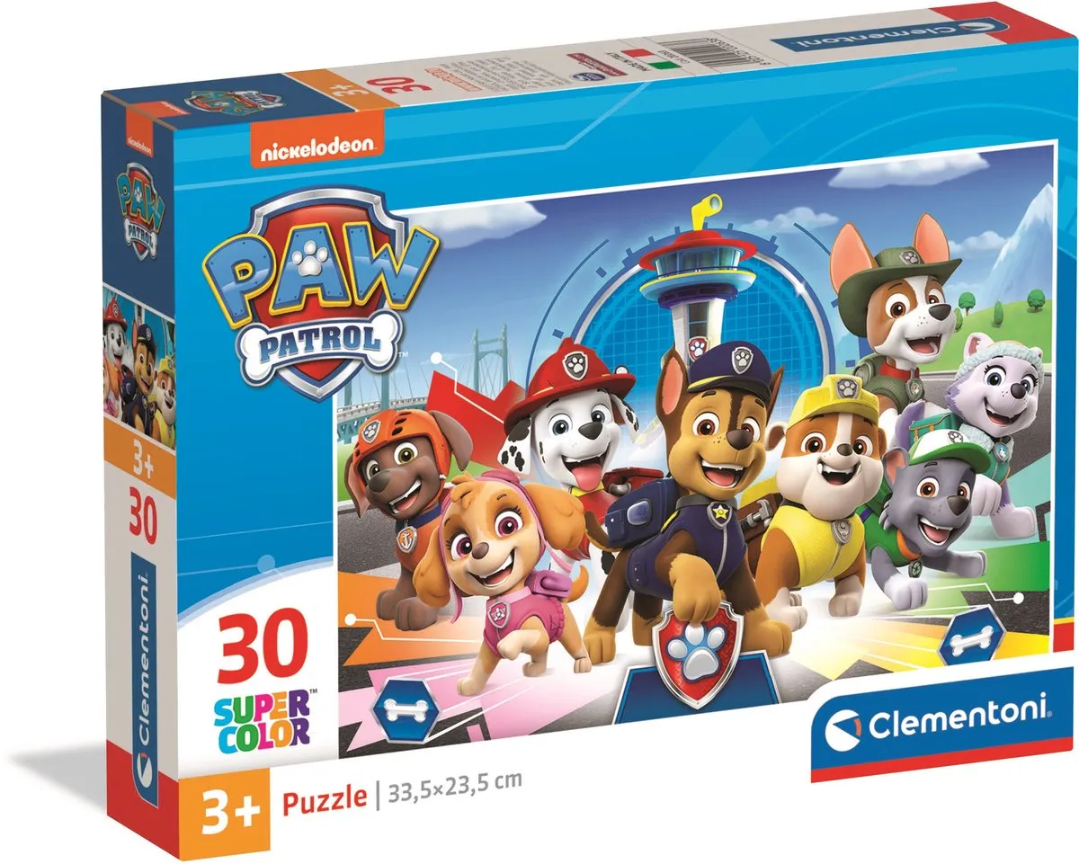 Clementoni Paw Patrol Puzzel 30 Stuks - Multicolor - afbeelding 6 van 6