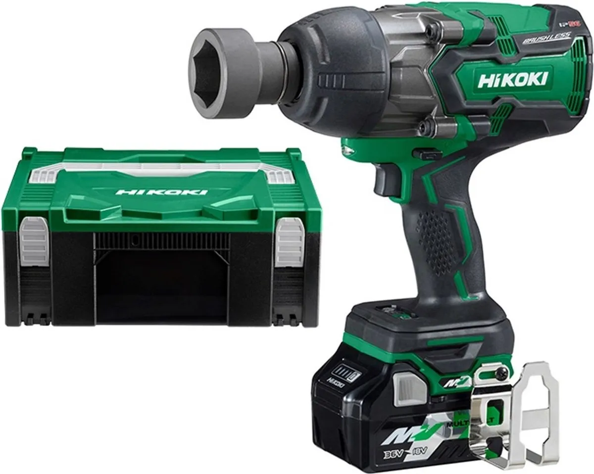 Hikoki WR36DAWRZ Accu-slagmoersleutel 36V - 2x 2,5Ah