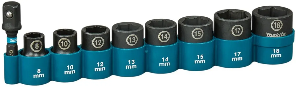 Makita E-16639 Krachtdoppenset 9-delig