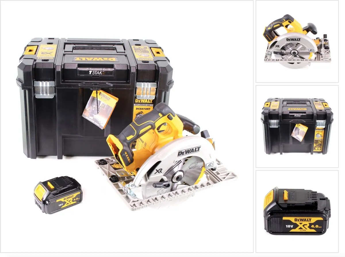 DeWalt DCS 572 NT Accu-handcirkelzaag 18V 184mm
