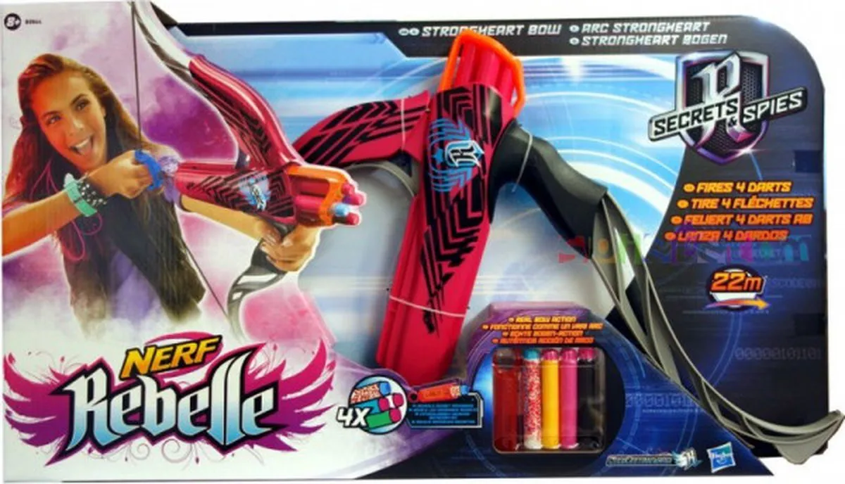 Nerf Rebelle Strongheart Bow - Roze - 30231016