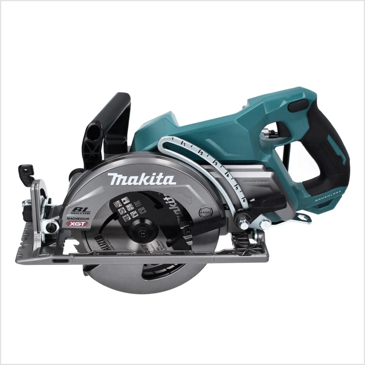 Makita RS 001 GM1 Accu-handcirkelzaag 185mm - 40V max - borstelloos - afbeelding 3 van 5