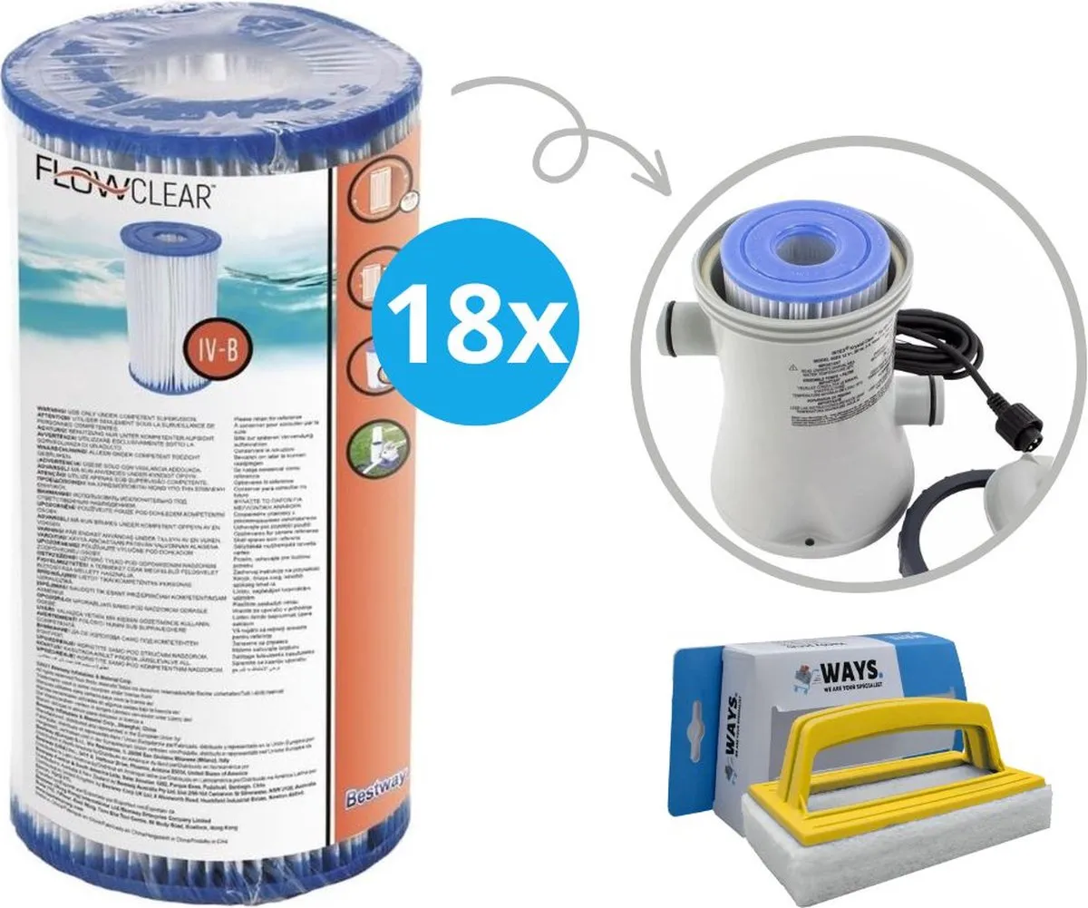 Bestway Type IV Filters GKD 18 Stuks