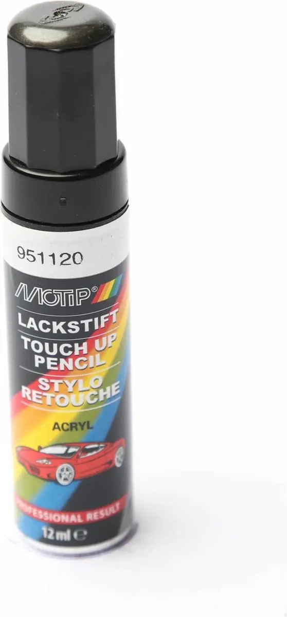 Motip 951120 Auto Lakstift Grijs Metallic 12ml