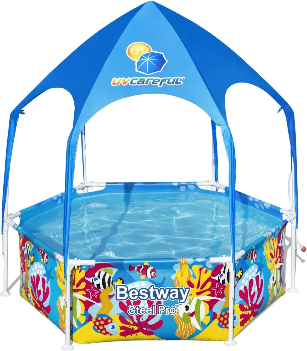 Bestway Steel Pro Kinderzwembad 183x51cm - Multikleur