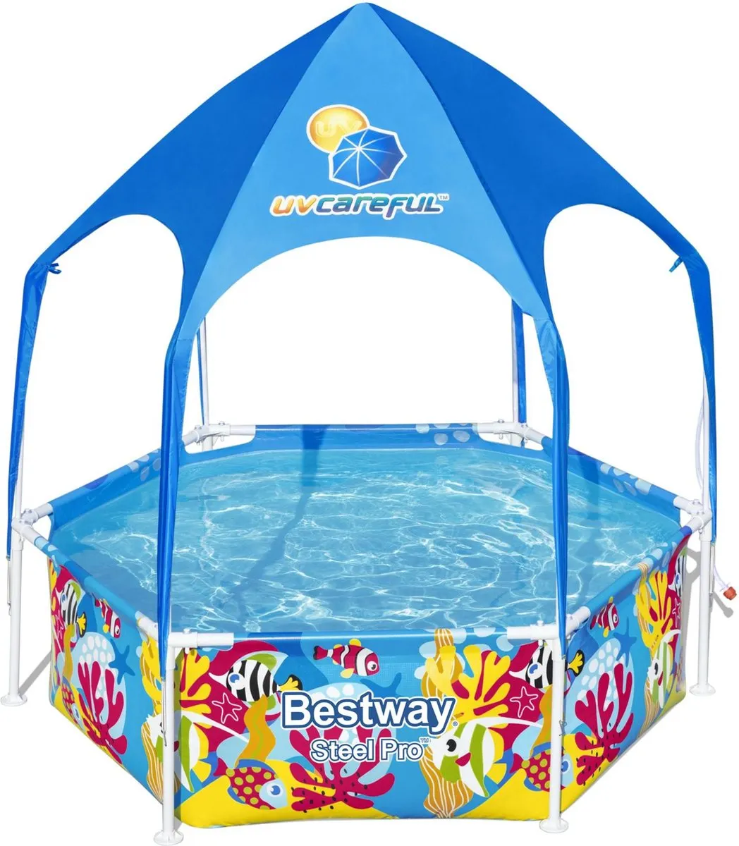 Bestway Steel Pro Kinderzwembad 183x51cm - Multikleur