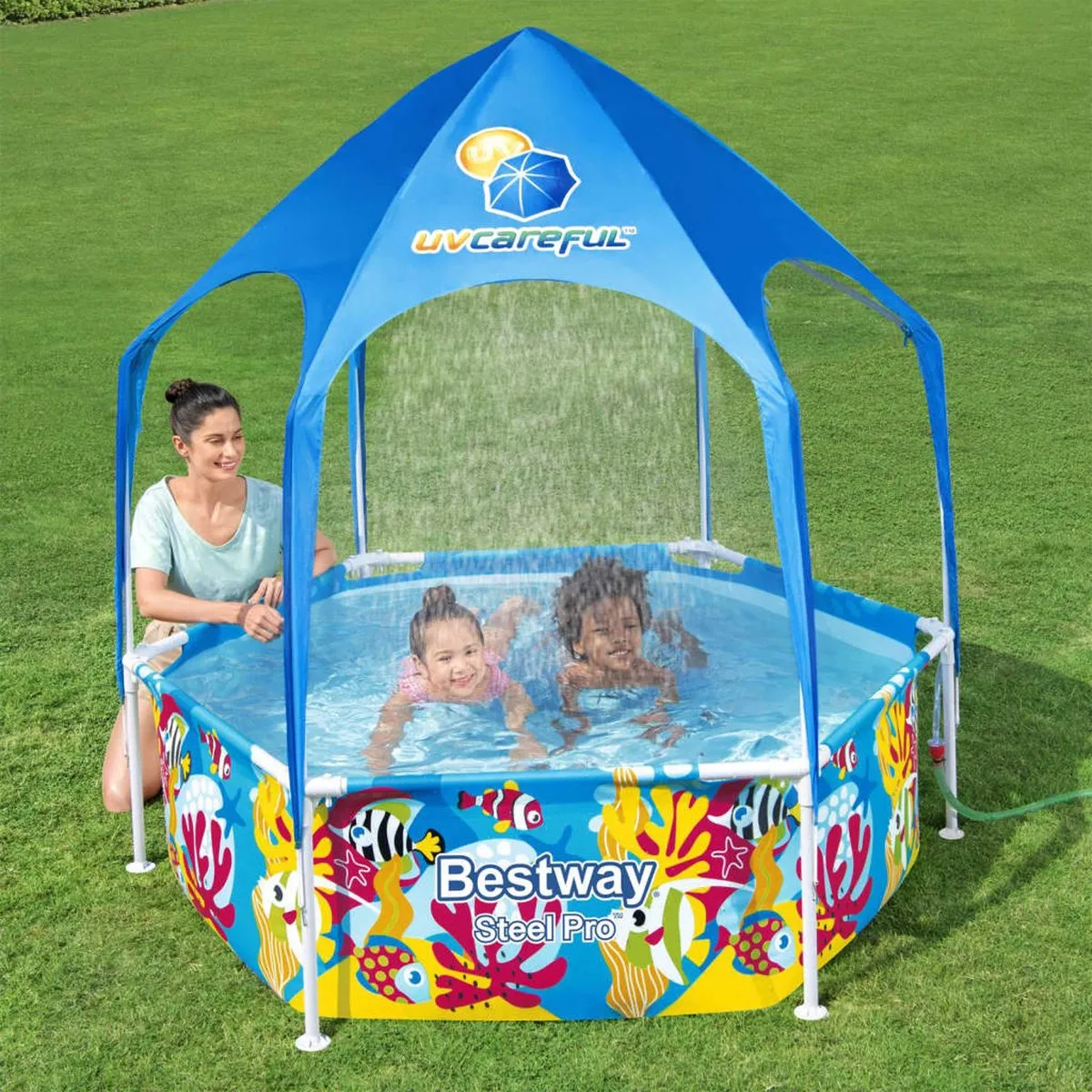 Bestway Steel Pro Kinderzwembad 183x51cm - Multikleur