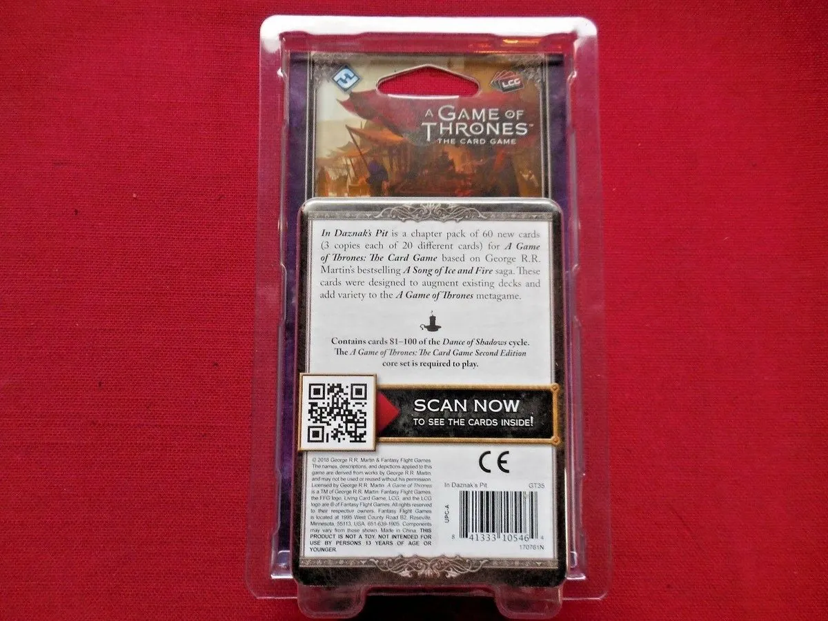 Asmodee A Game of Thrones The Card Game Second Edition In Daznak's Pit