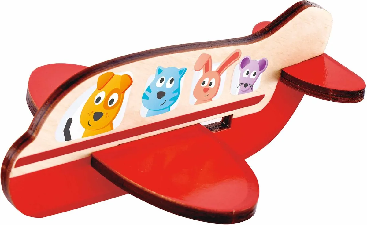 Hape 3D-Vliegtuig Puzzel E1611