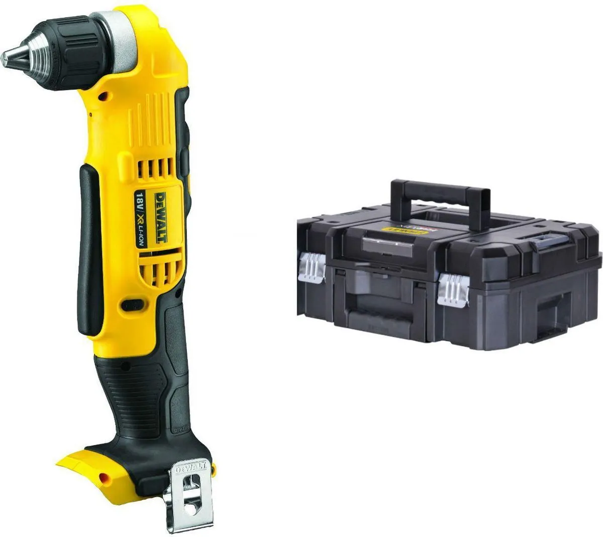DeWalt DCD740NT-XJ Accu-haakse boormachine 18V - 28mm hout/10mm metaal