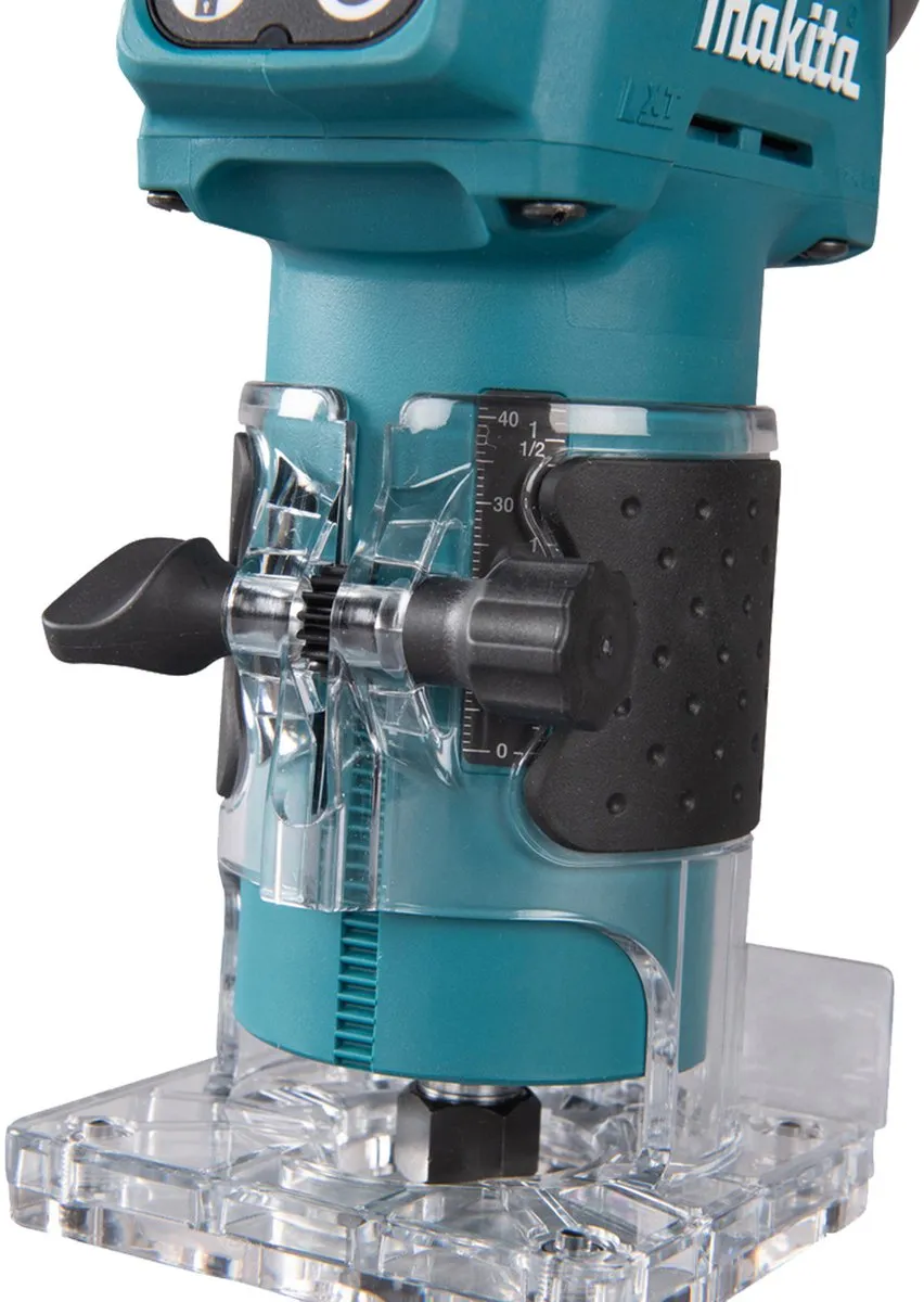 Makita DRT52Z Affleureuse 18V Ø6mm - Turquoise