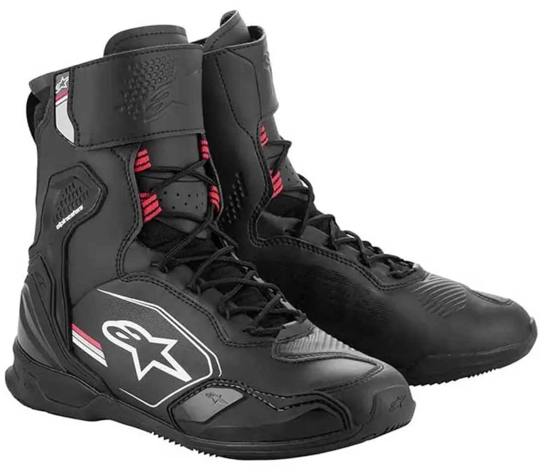 Alpinestars Superfaster Schoenen - Maat 13.5 - Zwart/Grijs/Lichtrood