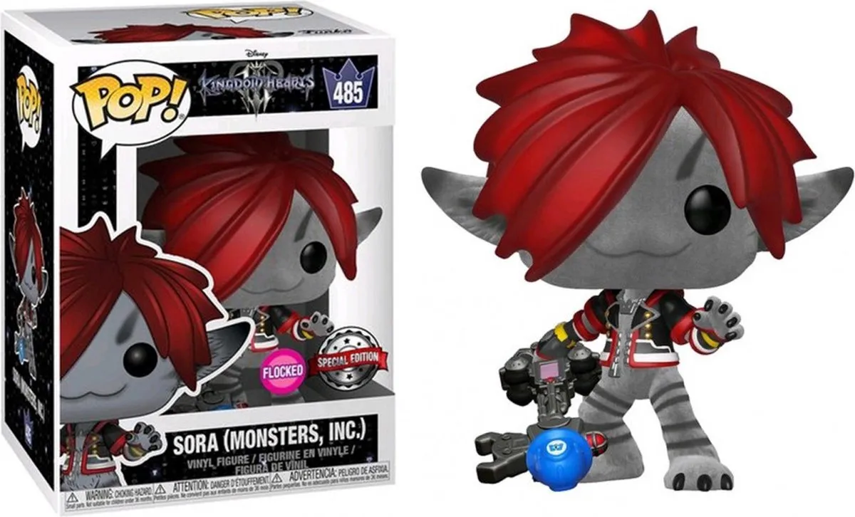 Funko Pop Sora Flocked Monsters Inc Kingdom Hearts III