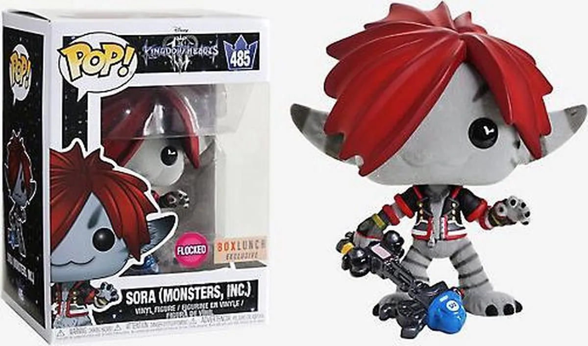 Funko Pop Sora Flocked Monsters Inc Kingdom Hearts III - 485
