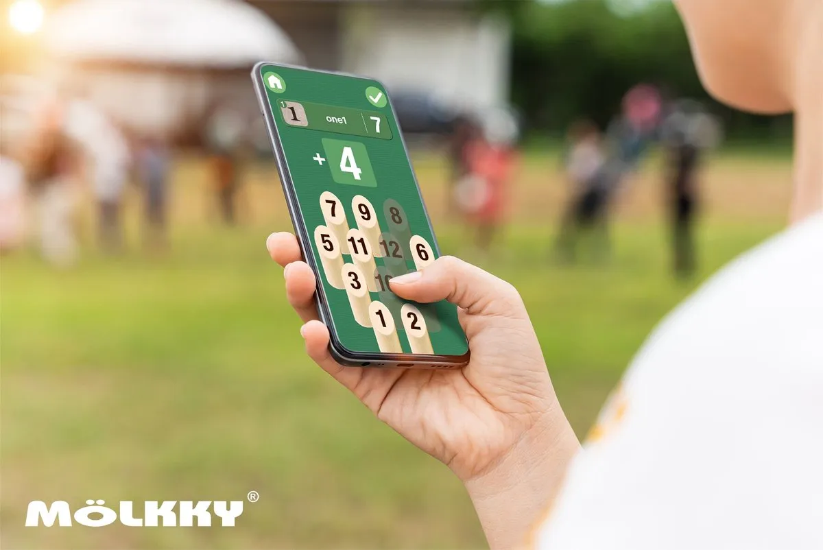 Tactic Mölkky Tikku Werpstok 53990 - Fins Houten Actiespel
