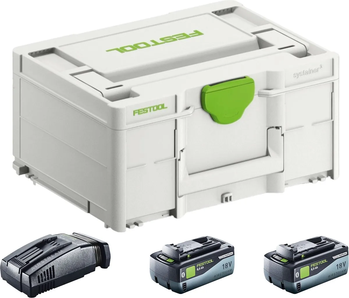 Festool SYS 18V Energy-set 2x8,0Ah BP18 Li