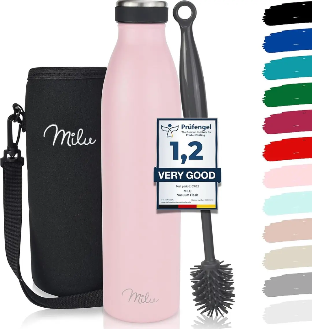 Milu Roestvrij Staal Waterfles 500ml